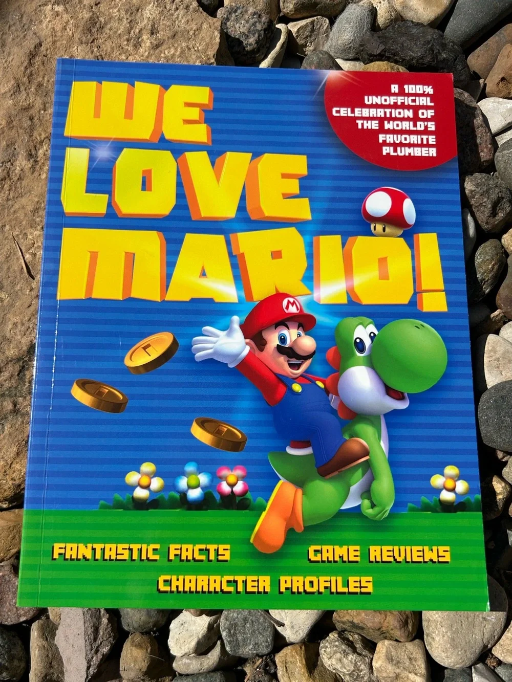 🩶5/$30 We Love Mario!: Fantastic Facts, Game Reviews, Character Profiles Book